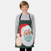 Weihnachtsmann mit Stolpersteinen nach oben, ZSD Schürze (Getragen)