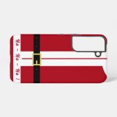 Weihnachtsmann mit Weihnachtsgeschenk Samsung Galaxy Hülle (Rückseite (Horizontal))