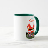 Weihnachtsmann mit Zug Tasse (VorderseiteRechts)