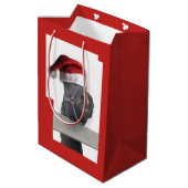 Weihnachtsmann Mittlere Geschenktüte (Rückseite Schrägansicht)