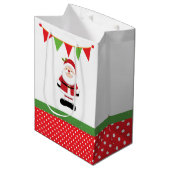 Weihnachtsmann Mittlere Geschenktüte (Vorderseite Schrägansicht)