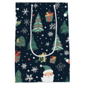 Weihnachtsmann Mittlere Geschenktüte (Rückseite)