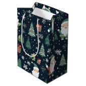 Weihnachtsmann Mittlere Geschenktüte (Rückseite Schrägansicht)