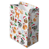 Weihnachtsmann Mittlere Geschenktüte (Rückseite Schrägansicht)