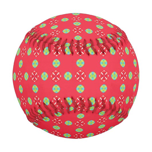 Weihnachtsmann Muster 03 - Baseball (Rückseite)