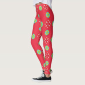 Weihnachtsmann Muster 03 - Leggings (Links)