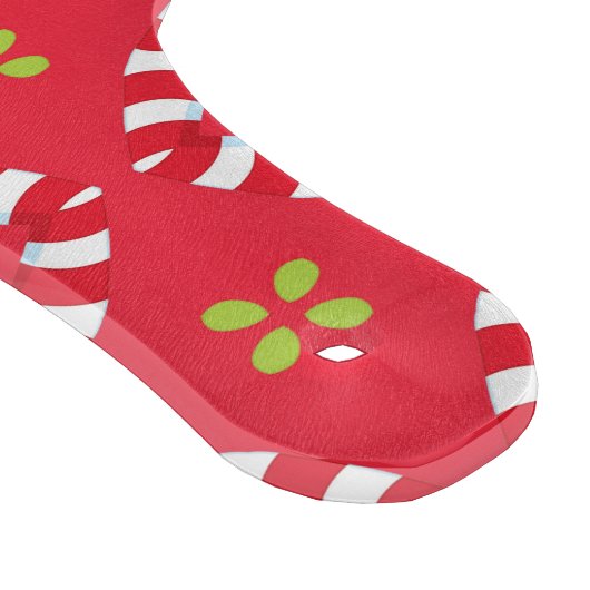 Weihnachtsmann Muster 04 - Schneidebrett (Ecke)