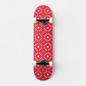 Weihnachtsmann Muster 04 - Skateboard (Vorderseite)