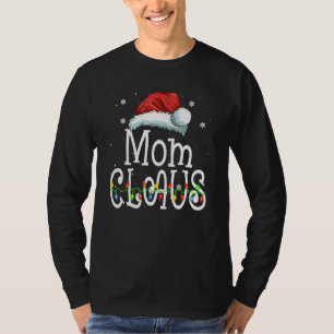Weihnachtsmann-Mutter-Shirt Weihnachts-Pyjama-Fami T-Shirt