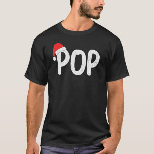 Weihnachtsmann-Mütze für Männer, passende Familien T-Shirt
