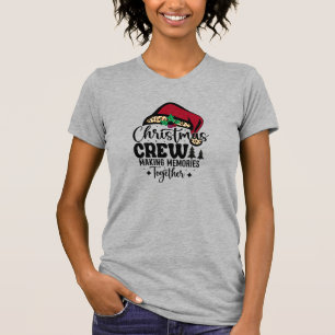 Weihnachtsmann-Mütze Weihnachten-Crew Matching-Fam T-Shirt