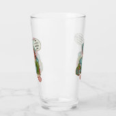 Weihnachtsmann - Naughty Pass Personalize Name Wei Glas (Links)