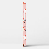 Weihnachtsmann, Niedlich rosa Nahtloses Muster. Case-Mate iPhone Hülle (Rückseite / Links)