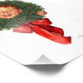 Weihnachtsmann - Norman Rockwell - Little Boy Fotodruck (Ecke)