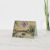 Weihnachtsmann - Note Card #2 Feiertagskarte (Rückseite)