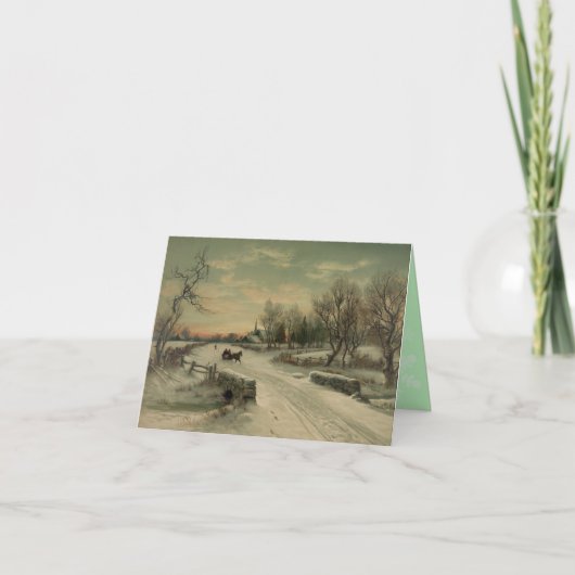 Weihnachtsmann - Note Card #2 Feiertagskarte (Vorderseite)