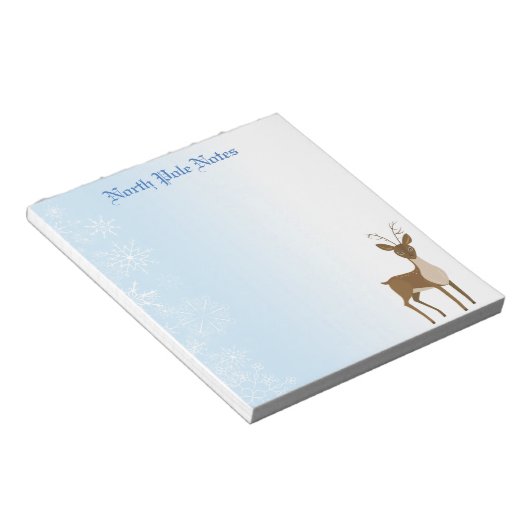 Weihnachtsmann - Notepad Notizblock (angewinkelt)