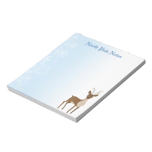 Weihnachtsmann - Notepad Notizblock (Rotiert)