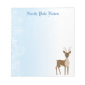 Weihnachtsmann - Notepad Notizblock (Vorderseite)