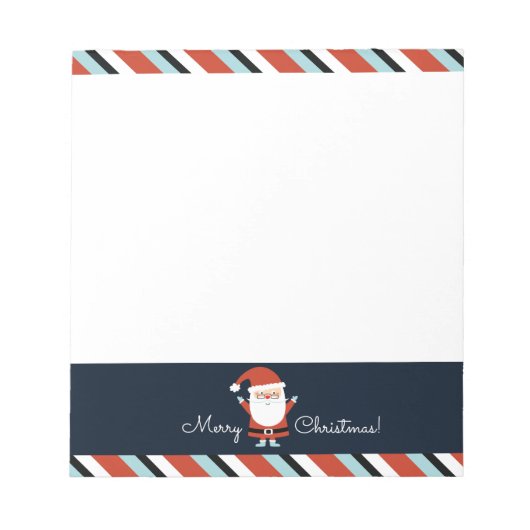 Weihnachtsmann Notizblock (Vorderseite)
