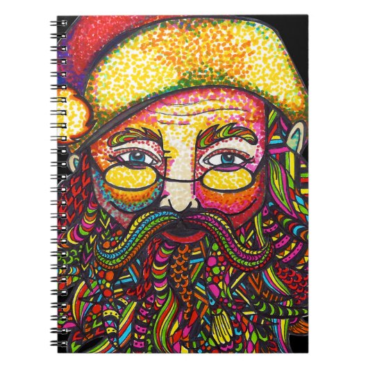 Weihnachtsmann Notizblock (Vorderseite)