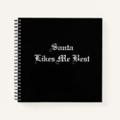 Weihnachtsmann Notizblock (Vorderseite)