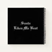 Weihnachtsmann Notizblock (Rückseite)