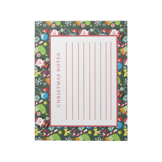 Weihnachtsmann Notizblock (Rotiert)