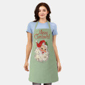 Weihnachtsmann Nr. 3 Schürze (Getragen)