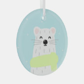 Weihnachtsmann Ornament Aus Glas (Vorderseite Rechts)