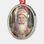 Weihnachtsmann Ornament Aus Metall (Links)