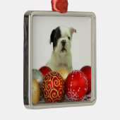 Weihnachtsmann Ornament Aus Metall (Rechts)