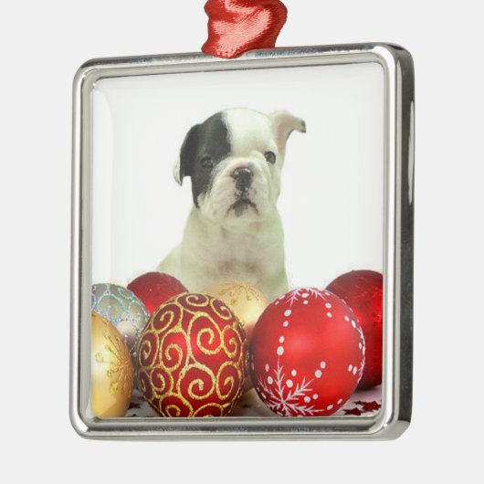 Weihnachtsmann Ornament Aus Metall (Links)