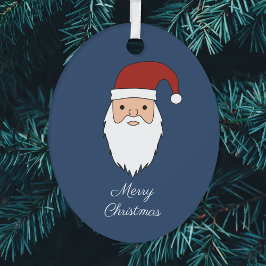 Weihnachtsmann Ornament Aus Metall