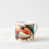 Weihnachtsmann Papai Noel Baba Saint Nicholas Kris Espressotasse (Vorderseite Rechts)