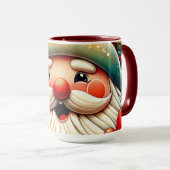Weihnachtsmann Papai Noel Baba Saint Nicholas Kris Tasse (VorderseiteRechts)