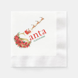 Weihnachtsmann, Papier Cocktail Napkin Serviette