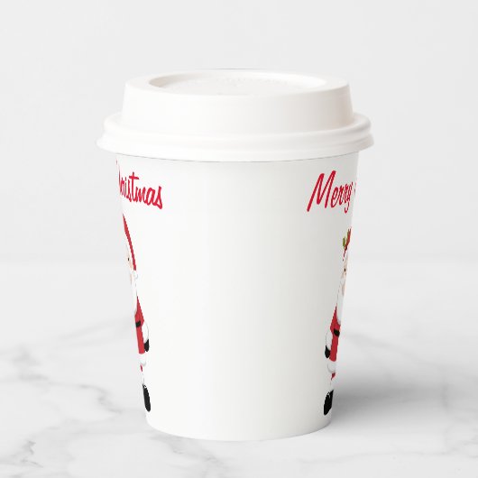 Weihnachtsmann Pappbecher (Links)