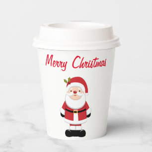 Weihnachtsmann Pappbecher