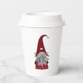 Weihnachtsmann Pappbecher (Rückseite)