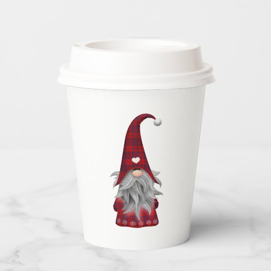 Weihnachtsmann Pappbecher (Rückseite)