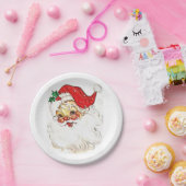 Weihnachtsmann Pappteller (Party)