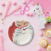 Weihnachtsmann Pappteller (Party)