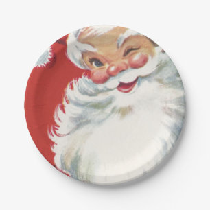 Weihnachtsmann Pappteller