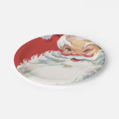 Weihnachtsmann Pappteller (Schrägansicht)