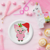 Weihnachtsmann Pappteller (Party)