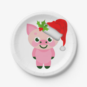 Weihnachtsmann Pappteller