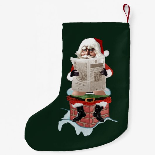 Weihnachtsmann"Party Pooper" WeihnachtsStrumpf Kleiner Weihnachtsstrumpf (Rückseite)