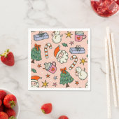 Weihnachtsmann-Party Serviette (Beispiel)