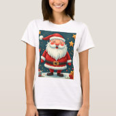 Weihnachtsmann-Pattern-T - Shirt (Vorderseite)